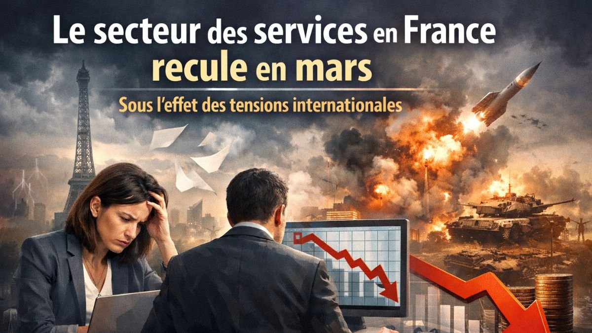 Le secteur des services en France recule en mars sous l’effet des tensions internationales